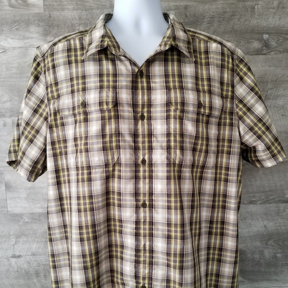 The North Face Mens Short Sleeve Button Front XL